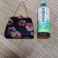 七五三、成人式和装バッグ　濃紺　菊柄の画像