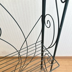 アイアンフラワースタンド　ガーデンシェルフの画像