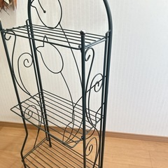 アイアンフラワースタンド　ガーデンシェルフの画像