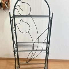 アイアンフラワースタンド　ガーデンシェルフ