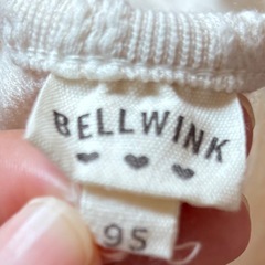 しまむら BELLWINK 襟付き トップス インナー 95の画像