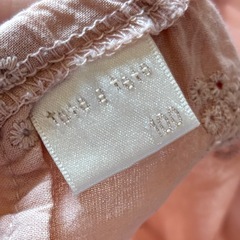 バースデイ テーターテート ピンク 刺繍 長袖 トップス ブラウス 100の画像