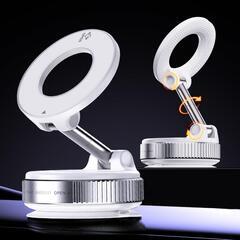 【新品】MagSafe対応 真空吸着式スマホホルダー（ブラック）...