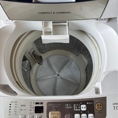 F1004 AQUA ７ｋｇ　2013年　縦型洗濯機　2013年　フィルター穴あり　 の画像