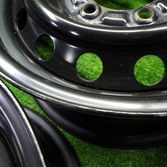 トヨタ　純正　スチールホイール　15X6J　6H　ハブ105　PCD139　7　＋45　250131021の画像
