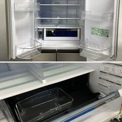 高年式!2024年製! 日立 HITACHI R-VW50V(N) 500L ノンフロン冷凍冷蔵庫 6ドア フレンチドア 観音開き 中古家電 店頭引取歓迎 yR9641の画像