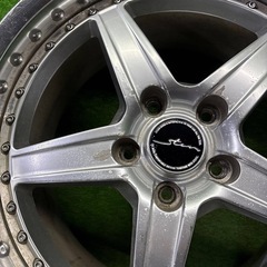 STERN シュテルン　HINODEX 17×9J +47 PCD114.3 5H ハブ72 2本 社外　ホイール　17インチ　5穴　S50424045の画像