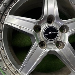 STERN シュテルン　HINODEX 17×9J +47 PCD114.3 5H ハブ72 2本 社外　ホイール　17インチ　5穴　S50424045の画像