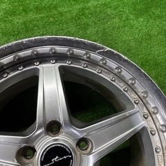 STERN シュテルン　HINODEX 17×9J +47 PCD114.3 5H ハブ72 2本 社外　ホイール　17インチ　5穴　S50424045の画像