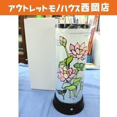 未使用 さくらほりきり LEDあかりアート (円筒) 蓮の花 手...