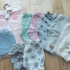 80サイズ＊女の子夏服の画像
