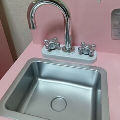 期間限定値下げ/10,000→7,000円　おままごとキッチン&冷蔵庫の画像