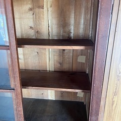 【GO-1007】水屋 食器棚 飾り棚 キャビネット 昭和レトロ アンティークの画像