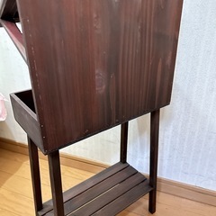 ナチュラル雑貨　新品　木製フラワースタンド　の画像