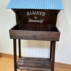 ナチュラル雑貨　新品　木製フラワースタンド　