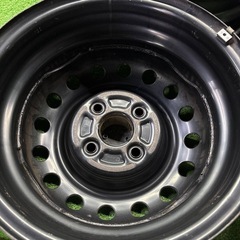 トヨタ純正　スチールホイール　13×5J +39 PCD100 4H ハブ52 シルバー　打刻CW プロボックス　サクシード　S50510053の画像