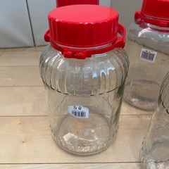 果実酒瓶　5L ×5個
の画像