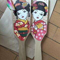 madeinjapan羽子板2ケ羽1ケ