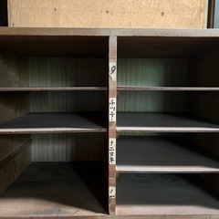 カルテ棚　古道具 カルテ棚 - 古家具・古道具 アンティーク家具 kubu（クブ）