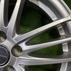 比較的綺麗　BS ブリヂストン　ECO FORME 16×6.5J +48 PCD100 ハブ67 5H 社外　エコフォルム　16インチ　5穴　S50424C924の画像