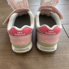 ニューバランス　14.5cm ピンクの画像