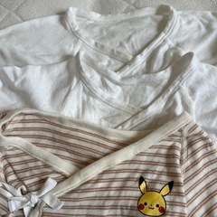 新生児肌着　長肌着１８枚　短肌着10枚の画像