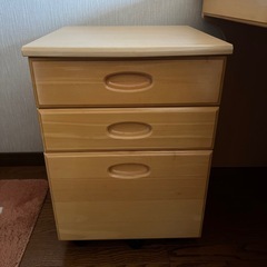 勉強机　移動引き出し