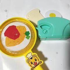ままごとセット　調理器具　キッチン　アイスクリーム　フルーツ　オムライス　果物の画像