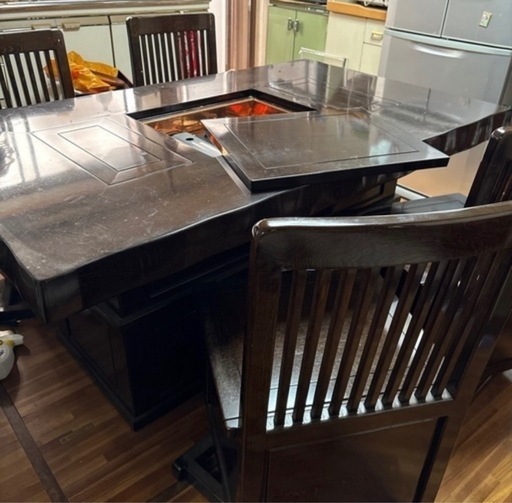 【受け渡し先決定済】ダイニングテーブルセット