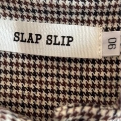 SLAP SLIP チェック柄ワンピース 90センチの画像
