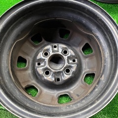 トヨタ純正　スチールホイール　13×5J PCD100 4H ハブ55 13インチ 4穴　S50408042の画像