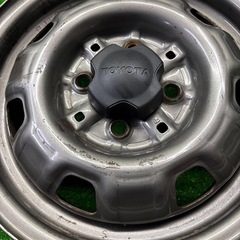 トヨタ純正　スチールホイール　13×5J PCD100 4H ハブ55 13インチ 4穴　S50408042の画像