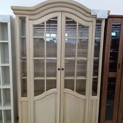 ★ジモティ割あり★  飾り棚 ライトベージュ H200.5×D3...