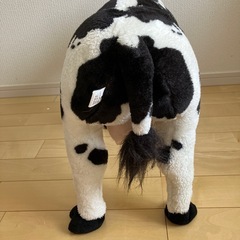 アニマルスツール 座れる牛のぬいぐるみ・置物の画像