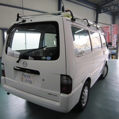 マツダ　ボンゴバン　ガソリン車　低走行　4WD AT 車検満タン受渡し‼️キャリアの画像