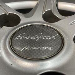 MANARAY SPORT EuroSpeed マナレイスポーツ ユーロスピード 17インチ 4本 7J5HPCD114.3+38 ハリアー ヴァンガード アルファード等 (MHE185)クレジットカード QRコード決済可能の画像