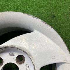 DUNLOP ダンロップ　T-E 14×6J +38 PCD100 4H ハブ60 ホイール　1本 14インチ　4穴　白　241007012の画像