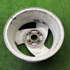 DUNLOP ダンロップ　T-E 14×6J +38 PCD100 4H ハブ60 ホイール　1本 14インチ　4穴　白　241007012の画像