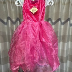 ピンク フリルドレス 120cm 結婚式　ディズニー　子供用ドレスの画像