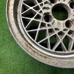 FURUKAWA F1 14×5.5J 4H PCD114.3 ハブ70 旧車 ホイール　1本　14インチ　4穴　社外　241007016の画像