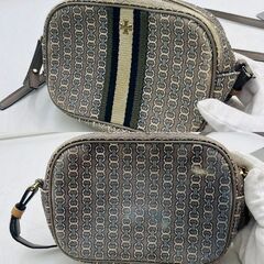 【❗️✨中古美品✨❗️】上品デザイン✨TORY BURCH 🌟ショルダーバッグ👜 モノグラム柄 ❗️の画像