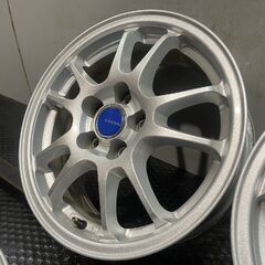BS BRIDGESTONE ECO FORME SE-10 エコフォルム 15インチ 4本 6J5HPCD100+45 トヨタ純正ナット必須 プリウス カローラ ウィッシュ等(MHD396)クレジットカード QRコード決済可能の画像