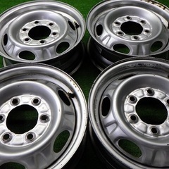 日産純正　スチールホイール　15X5　5J　ハブ100　＋45　...