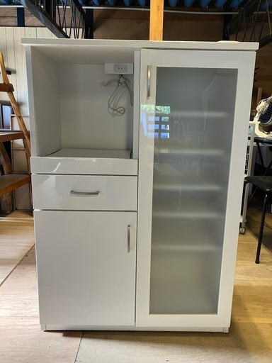 ニトリ　キッチン収納　ホワイト