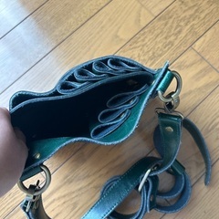 シザーケース　　グリーン　美品　美容師　理容師の画像