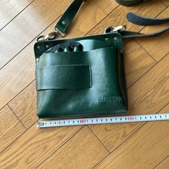 シザーケース　　グリーン　美品　美容師　理容師の画像