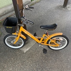 16インチキッズ自転車　(補助輪無し)の画像