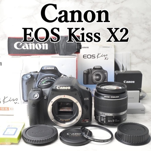 ショット数わずか！✨Canon Kiss X4✨カメラバッグ付き✨スマホ