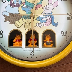 6月26日まで期間限定掲載！【動作未確認】ぷーさん　時計　の画像