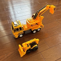 【6月27日までの期間限定掲載】車　おもちゃ　ショベルカー　ホイールローダー　ブルドーザー　車　おもちゃ　男の子　動く　音が鳴る　建設車両の画像